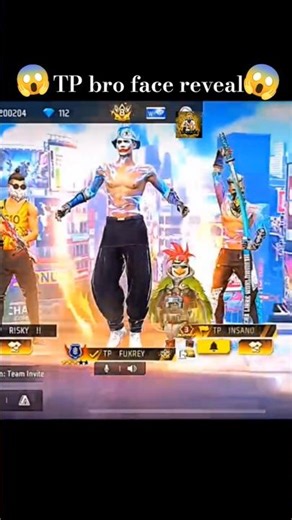 TP bro face reveal 😱😱😱