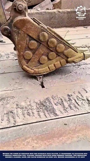 Excavator Rock Splitting Machine Innovation for effortless stone quarrying and open-pit mining