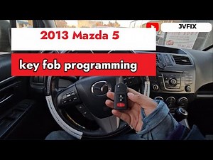 How to program new key fob on 2013 Mazda 5 with Autel scanner