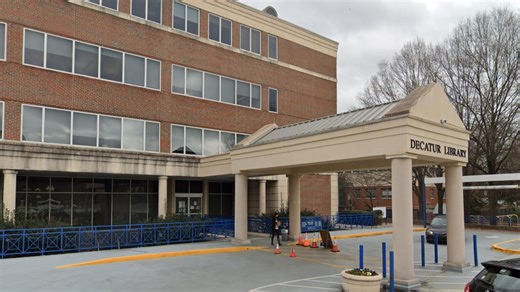 Man critically injured after being shot inside Decatur Library