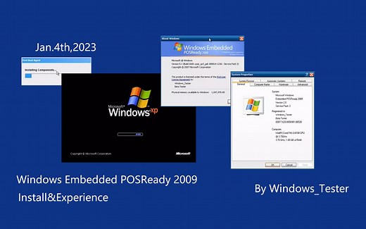 XP最后的扩展版本：Windows Embedded POSReady 2009安装&体验
