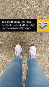 Get free access to Candid’s platforms, including GuideStar and Foundation Directory, and other resources to help your nonprofit. Just head to candid.org/find-us to see the location nearest to you. #CandidDotOrg #NonprofitFundraising #Nonprofit #NonprofitsOfInstagram #LibraryTok #NonprofitOrganization #Grantwriting #Fundraising | Candid