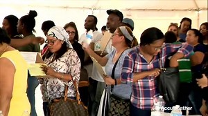 15K views · 75 reactions | People are lining up in the thousands in Pembroke, Florida for their Disaster Supplemental Nutrition Assistance Program benefits. | AccuWeather | Facebook