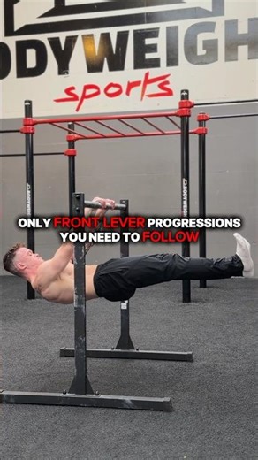 Follow These Front Lever Progressions😤 #frontlever #calisthenics #shorts