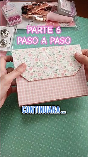 Scrapbooking paso a paso y desde cero, con medidas. vídeo completo en el canal #scrapbook