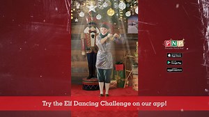 Try the Elf Dancing Game in the PNP mobile App and jazz up your gatherings with friends and family! 🎄🎁✨ https://portablenorthpole.com/ | Portable North Pole