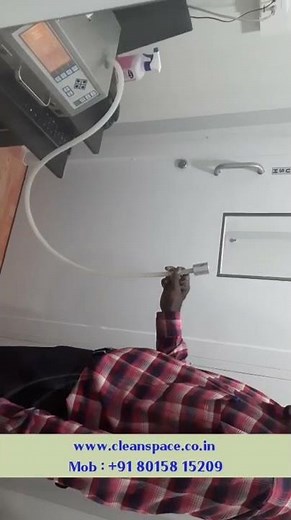 | Particle Count Test | | Cleanroom Validation | | ISO Class 8 | #cleanroom #cleanspace #cfm