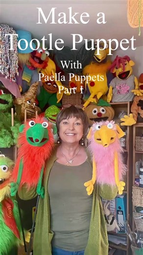 9.8K views · 241 reactions | Here’s our tutorial How to make a Tootle or Tootsie  beaded arms tutorial to follow 殺 | Paella Puppets | Facebook