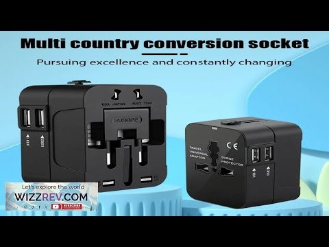 Global Universal Conversion Travel Plug USB Sockets EU US AC Power Adapter