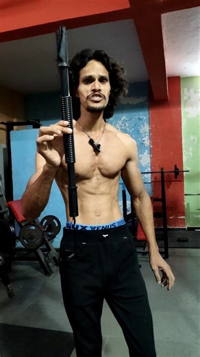 right 👍 workout with power twister bar chest workout at gym #shorts