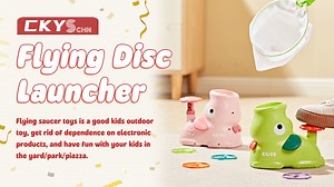 Watch CKYSCHN Flying Disc Launcher Outdoor Toys on Amazon Live