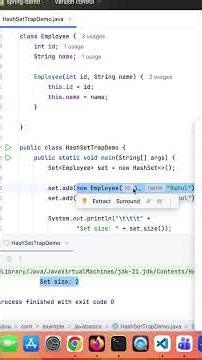 HashSet Trap question