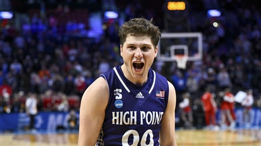 High Point stuns Wisconsin 83-82 in March Madness on Chase Johnston’s first 2-point basket of season