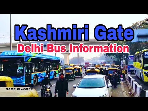 "Kashmiri Gate Bus Stand Vlog | Ring Road Se Live Information | UP, Punjab,Uttrakhand all Subtitles"