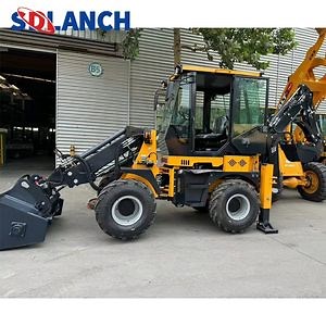 [Hot Item] Mini Pequeño Compacto Especializado Adaptado 3ton Excavadora de Ruedas Frontal Articulada Nueva Cargadora de Oruga Retroexcavadora con CE/EPA