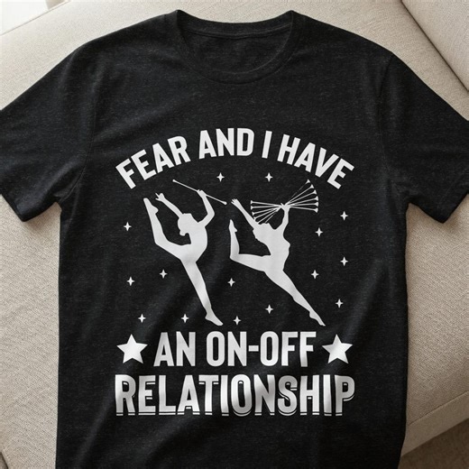 Baton Twirler PNG, Twirler Shirt Design, Twirling Sublimation, Fear on off Quote PNG, Instant Download, DTF Design, Performance Life Art - Etsy