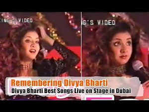 Divya Bharti Best Songs Live on Stage in Dubai | Remembering Divya Bharti
