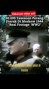 115K views · 2K reactions | Rekaman video asli 60000 tawanan perang di arak di Moskow #Jerman #NaziJerman #TawananPerang #Moskow #PerangDuniaII #SejarahPerang #worldwar #UniSoviet #SejarahDunia #reel #fbpro #Jangkauan | Nazarudin Anwar | Facebook