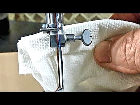 Two Needle Four Thread Sewing Test on a Singer Model 401A Sewing Machine