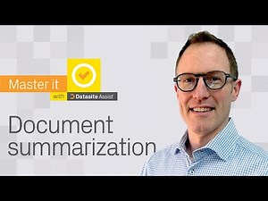 Master It – Summarize Deal Documents Instantly