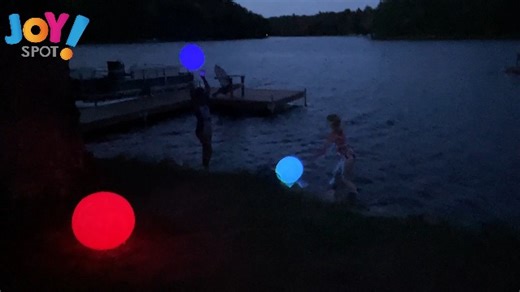 Watch 4 Pack Light Up Beach Balls,LED Glow in The Dark Pool Ball on Amazon Live