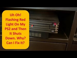 Flashing Red Light on a PS2, Then It Shuts Off. Replacing the Fan...Can I Fix It?