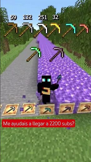 Minecraft Comparación de todos los picos #minecraft #minecraftpe #minecraftshorts