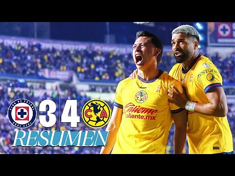 CRUZ AZUL 3-4 AMÉRICA Semifinal Vuelta | ¡Partidazo y las Águilas a la Final!