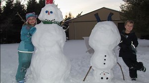 Snow types: Sledding or snowman?