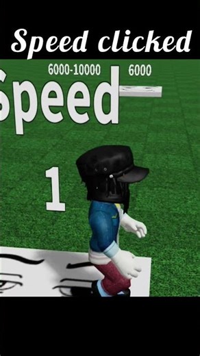 speed clicked 💯😁 #roblox #shorts