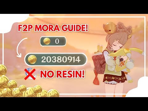 𖹭 How to Farm Millions of Mora FAST With NO RESIN in Genshin Impact | 2025 Guide