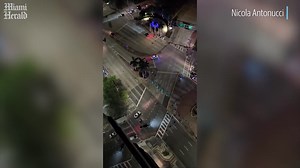 WATCH: Dozens of Miami cops swarm Biscayne Boulevard after Bayside Marketplace riot