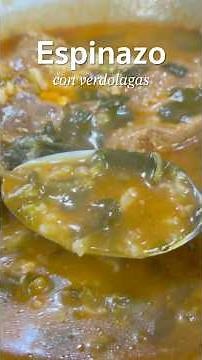 🍲 Spine with Purslane — A traditional recipe to pamper the soul 💚