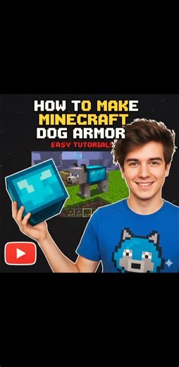 I Made Custom Dog Armor In Minecraft