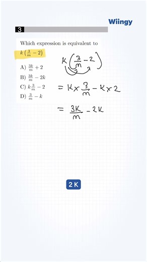 SAT Math Simplifying Expression Drill: Problem 3/5 #shorts #satprep #satmath