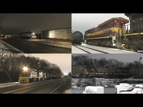 Trains 12/02-12/04 (AMTK 517, 10, 56; CSXT 7208, 1851 NC&StL; TPW 3441, 3443; CSXT 428 YN2; AMTK 30)