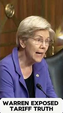 Elizabeth Warren Exposes Trump’s Tariff Chaos in Brutal Senate Clash #petehegseth #pambondi