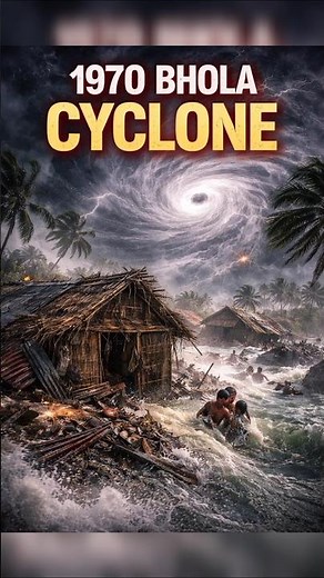 1970 Bhola Cyclone – The Deadliest Storm in Human History 🌪️