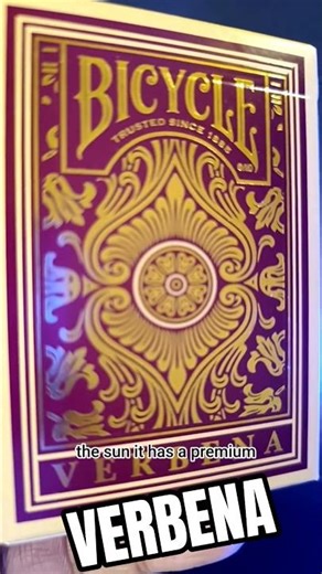 BICYCLE VERBENA DECK PLAYING CARDS UNBOXING and REVIEW #shorts