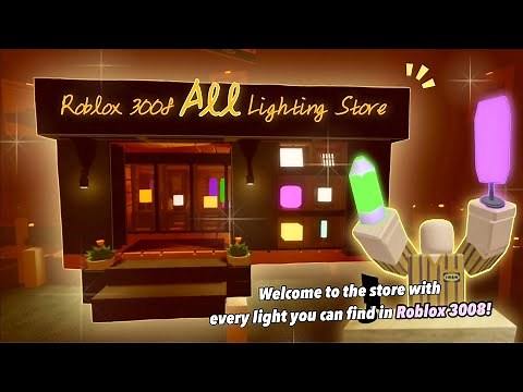Building a Lighting Store with Every Light in Roblox 3008!!💡✨ | Roblox SCP 3008 house ideas
