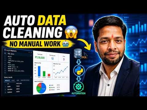 Watch me Do a Data Analyst Project in minutes with SQL + PYTHON | Auto Live Dashboard 2026