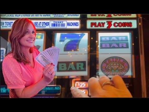 Triple Double Diamond Slot Machine and Dragon Link! Jackpot Handpay!