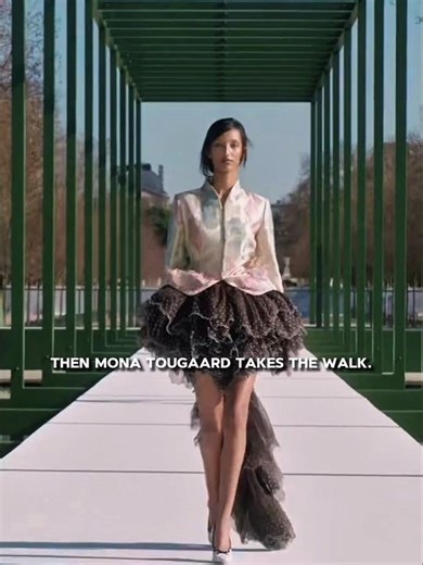 Dior’s Glass Garden Runway | Mona Tougaard FW26 #dior #monatougaard #pfw