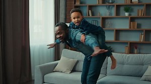 Happy African American Father Dad Man Stock Footage Video (100% Royalty-free) 1099176287 | Shutterstock