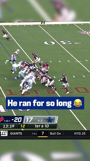 Got tired just watching this. | NFL