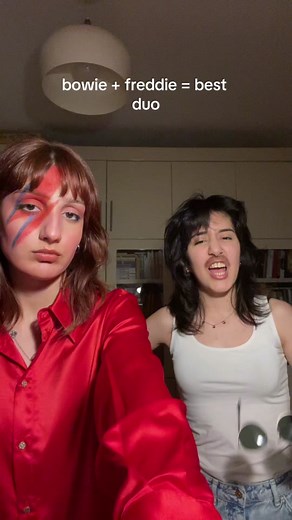 #bowie #davidbowie #freddie #freddiemercury #queen #alladdinsane | David Bowie