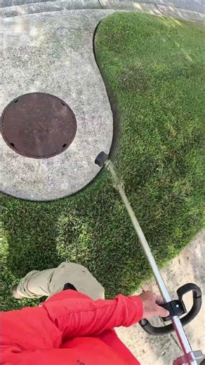 Satisfying pov lawn edging