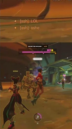 ole reliable distraction #overwatch #overwatch2 #cod #ashe #funny #cute #girl