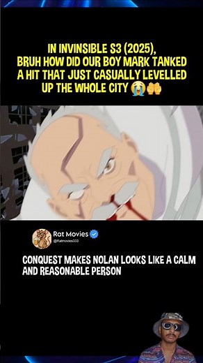 Invincible vs Conquest Final Fight Scene | Invincible s3 (2025) | #shorts