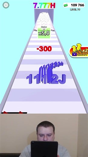 Number Merge Run : Shooting ❗Level 79❗#shorts #games #NumberMergeRun